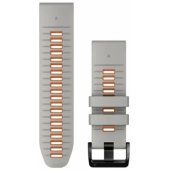 26mm Quickfit Silicone Strap Mist Gray/ Orange