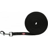 Trixie Training leash, for dog, black, webbing, S-M: 10 m/ 1