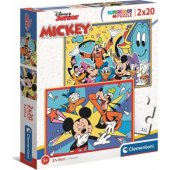 Clementoni Clementoni Puzzle 2x20el Mickey Mouse 24791
