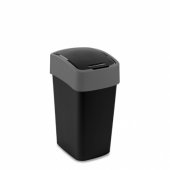 Curver tilting trash garbage can black (229415)