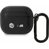 Leather Curved Line AirPods 3 cover black