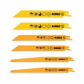 Dewalt tiesinių pjūklų pjūklelių rinkinys, 6 vnt. (DT2444-QZ)