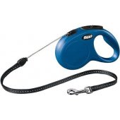 Flexi New Classic Automatic Cable Leash S 5m Blue