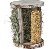 Trixie Wooden tower with mountain hay, 13 � 17 � 13 cm, 110 g