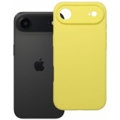Silicone 2mm dėklas iPhone 17 Air, geltonas