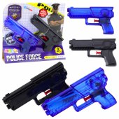 Set of Police Water Guns Blue Black 2pcs