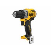 DEWALT akumuliatorinis gręžtuvas-suktuvas DCD701N, 12 voltų geltonas/ juodas, be akumuliatoriaus