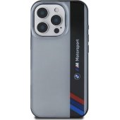 Motosport IML vertikalių juostelių dėklas iPhone 16 Pro, pilkas