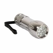 CT-4004 Aliuminis 9 LED žibintuvėlis + 3 x AAA