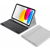 SC dėklas su rašikliu ir klaviatūra iPad 10.9" 2022/ 11" 2025, pilkas