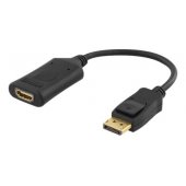 DisplayPort to HDMI 2.0b 4K 60Hz adapter 0.1m black