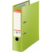 Segregator Esselte No.1 Vivida Plus dźwigniowy A4 80mm zielony (10K190
