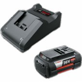 Bosch starter set 36V (GBA 36V 4.0Ah + AL 36V-20), charger (black, 36V