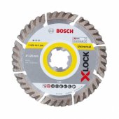 Bosch X-LOCK deimantinis pjovimo diskas Standard for Universal, 125 mm (O 125