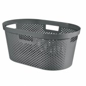 Basket Infinity Recycled Dark Grey 40L 59x39x27cm