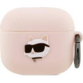 3D Silicone NFT Karl Case for Airpods 3 Pink