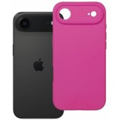 Silicone 2mm dėklas iPhone 17 Air, rožinis