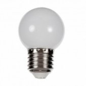 LEDKULKA E27 230V 1W P45 40LM 4000K WHIT