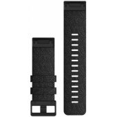 26mm QuickFit juoda nailoninė apyrankė