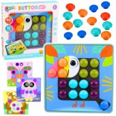 Creative Geometric Puzzle Mosaic Educational Puzzle Mushrooms 53 pcs.