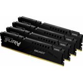 FURY Beast Black 4x32GB DDR4 5600MHz UDIMM CL40 KF556C40BBK4-128