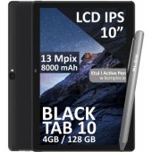 Black TAB10 10" 4GB 128GB 4G LTE