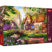 Dėlionė - 1000 Premium Plus - Tea Time: A cottage in the forest Trefl 1
