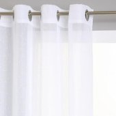 Striped curtain 140x240cm White