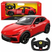 Ferrari Purosangue nuotoliniu būdu valdomas automobilis RC Rastar, raudonas 1:14
