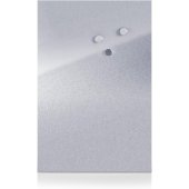 Magnetic board for notes INOX + 3 magnets, 60x80 cm