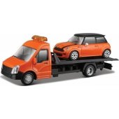 Bburago Street Fire transporteris su Mini Cooper S 1:43 BBURAGO