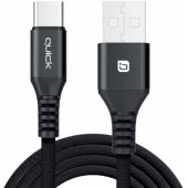 QB-141 Braided USB / USB-С 1.5m