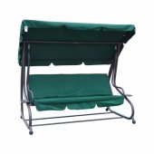 Garden swing Adjustable Seat Textylina 2 x 1 Green