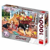 Dino Secret dėlionė, 1000 dalių, šuniukai