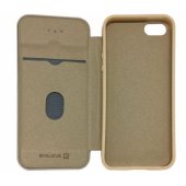 Knygelės tipo atverčiamas dėklas Xiaomi Redmi 6 Pro, auksinis