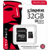 Industrial Micro SDHC 32GB + SD Adapter