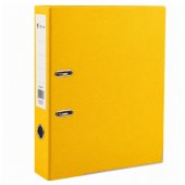 A4/ 80mm Document Binder with Lever Mechanism, Yellow