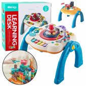 Educational Table Interactive Buildable Surface 2in1 Blue