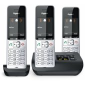 COMFORT 500A Trio DECT Black/ Silver