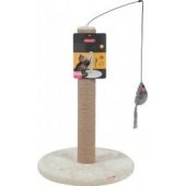 Zolux Cat scratching post with toy - beige