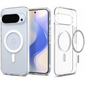 Ultra Hybrid MagSafe dėklas Google Pixel 10/ 10 Pro, skaidrus-baltas