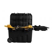 Stanley Mobile Assembly Box, 90 Liter, Tool Trolley (Black, with Troll