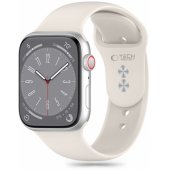 Silicone Strap Apple Watch 4|5|6|7|8|9|SE 38/ 40/ 41mm Starlight