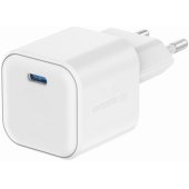 GaN USB-C 35W PD baltas