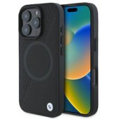 "Sign Leather Pusiau tekstūruotas ir MagSafe žiedas iPhone 16 Pro", juodas