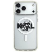 IML Glitter K&C Sketch Logo MagSafe Case iPhone 17 Pro Max Clear