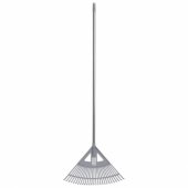 Lapu grābeklis ar kātu zaļš 57cm