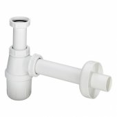Bottle trap without outlet 11/ 4"x40, white