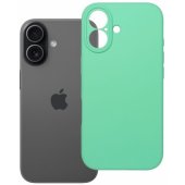 Silikoninis 2 mm dėklas iPhone 17, žalias