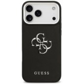 Grained Big 4G Classic Logo Case iPhone 17 Pro Max Black